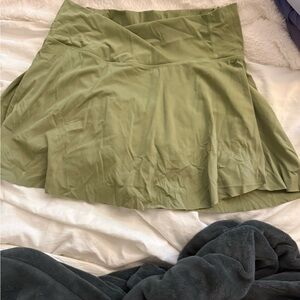 Chic Olive Green Skirt